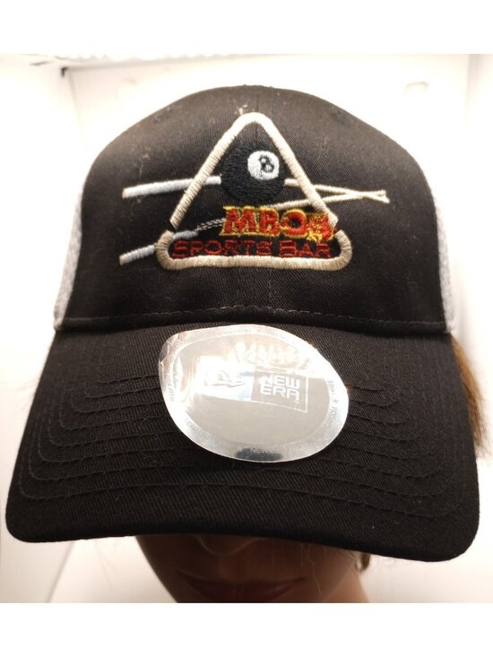 NEW ERA Other - New Era Size S/M MBO5 Sports bar Hat Cap Black & White fitted Truckers cap S/M